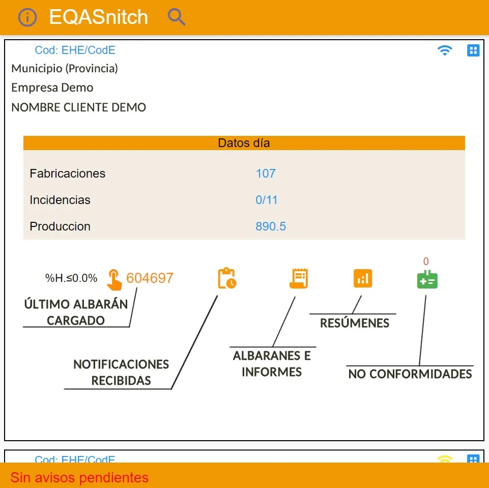 Demostración de la app EQA Laboratorios